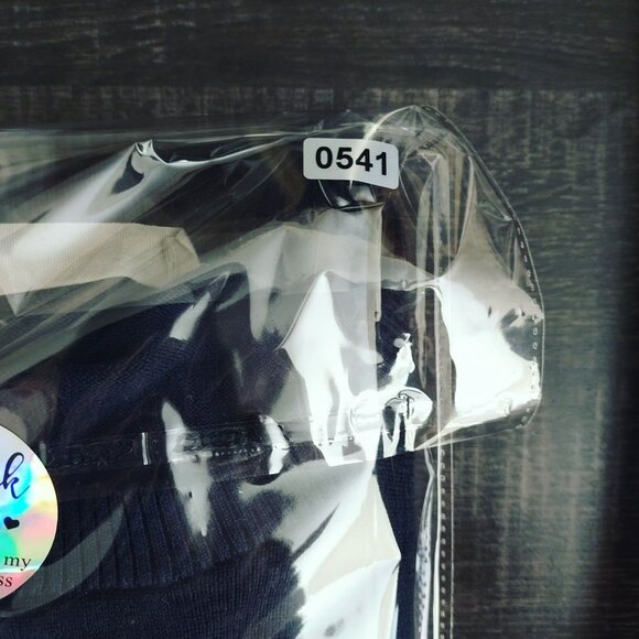 Everlane‎ Womens 100% Wool Sweater L Navy Blue Crewneck Pullover Classic Vibes - Picture 9 of 9